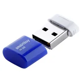 USB 2.0 накопитель SmartBuy 16GB LARA, синий (SB16GBLARA-B)