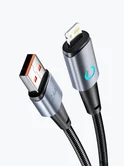 Кабель Deppa Moon Lightning - USB-A, серый, 2.4A, 1.2м, 72523