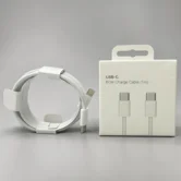 Кабель USB-C - USB-C 60W белый в упаковке hi-copy, 1м
