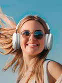 Накладные наушники Deppa Stereo Life, BT 5.4, 350mAh, серебристые, 44305