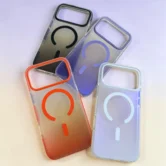 Чехол iPhone 17 Pro Max Njoyny NY-09 MagSafe (оранжевый)