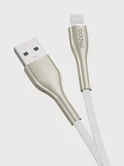 Кабель Deppa Apollo USB-A - Lightning, 3A, белый, 1м, 72606
