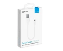 Кабель Deppa Lightning - USB-A белый, 1,2м