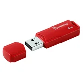 USB 2.0 накопитель SmartBuy 4GB CLUE, красный (SB4GBCLU-R)