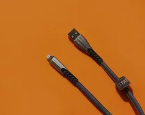 Кабель Kstati KS-002 Lightning - USB-A черный, 1м