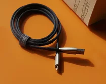 Кабель Kstati KS-002 Lightning - USB-A черный, 1м