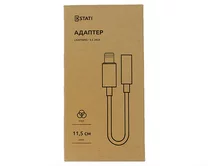Адаптер Kstati L-01 Lightning - 3.5 jack белый