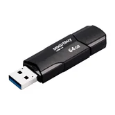 USB 3.0/3.1 накопитель SmartBuy 64GB CLUE, чёрный (SB64GBCLU-K3)