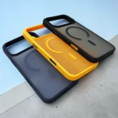 Чехол iPhone 17 Pro Max VLP LITE Bloom Case MageSafe (оранжевый) 