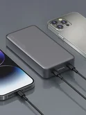 Внешний аккумулятор Deppa NRG Turbo S 20000 mAh, 20Вт, графит, 33698