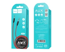 Аудиокабель Hoco UPA11 3.5мм - 3.5мм, 1м, черный