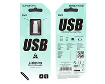 Адаптер OTG Borofone BV5 Lightning - microUSB