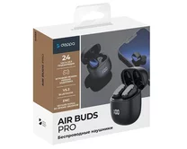 Беспроводные наушники Deppa Air Buds Pro, TWS, BT5.3, LED, 300mAh, черная