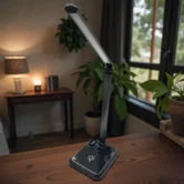 Зарядная станция + настольная лампа X-1 черная