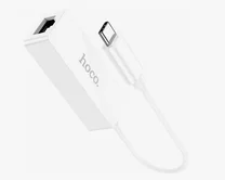 Переходник Hoco UA22 USB-C - RJ45 (белый)