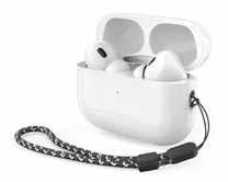 Беспроводные наушники Deppa AirPro 2 ANC, BT5.3, зарядный футляр 300mAh, белые