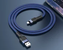 Кабель Hoco U110 Lightning - USB-A синий, 1,2м