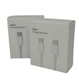 Кабель  USB-C - USB-C белый в упаковке hi-copy, 2м