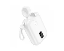 Внешний АКБ 10000 mAh Hoco J130 (кабель USB-C, iWatch) белый