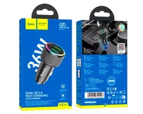 АЗУ 2USB-A Hoco NZ14 Guerrero 36W, черный