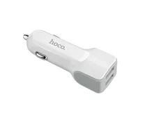 АЗУ 2USB-A Hoco Z23 2.4A, белый