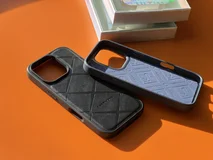 Чехол iPhone 16 Pro Max KEEPHONE Austin (черный)