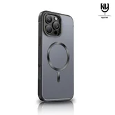 Чехол iPhone 16 Pro Max Njoyny Metal MagSafe (черный)