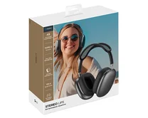 Накладные наушники Deppa Stereo Life, BT 5.4, 350mAh, серый космос