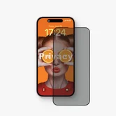 Защитное стекло iPhone 16 Pro/17 ANANK 2.5D приватное черное