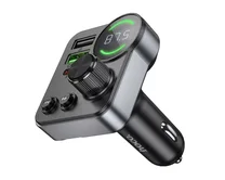 FM-модулятор Hoco E86 Bluetooth, QC, 48W черный