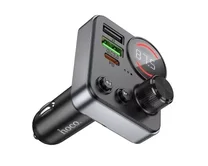 FM-модулятор Hoco E86 Bluetooth, QC, 48W черный