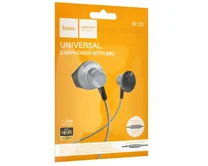 Наушники Hoco M125 с микрофоном серые