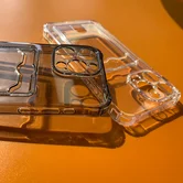 Чехол Realme Note 60/60X TPU CardHolder (прозрачный черный)