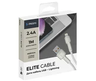 Кабель Deppa Elite Lightning - USB-A белый, 1м