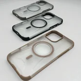 Чехол iPhone 15 Pro Max Njoyny NY-124 MagSafe (золотой)