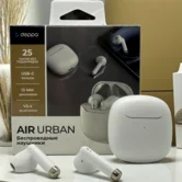 Беспроводные наушники Deppa Air Urban,TWS, BT 5.3, 320 мАч, белые