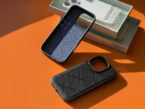 Чехол iPhone 15 Pro Max KEEPHONE Austin (синий)